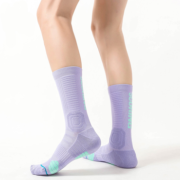 Men’s High-Mid Elite Terry Quick-Dry Basketball Socks