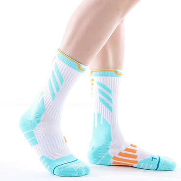 Menβs Mid-Calf Thick Antibacterial Elite Basketball Socks