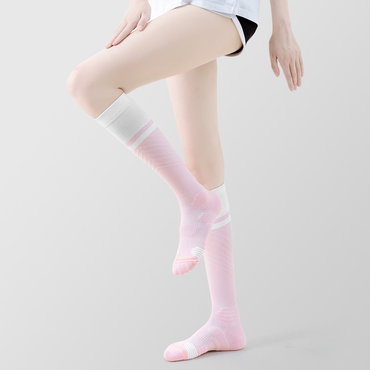 Women's Compression Knee-High Running Socks - Towel-Bottom