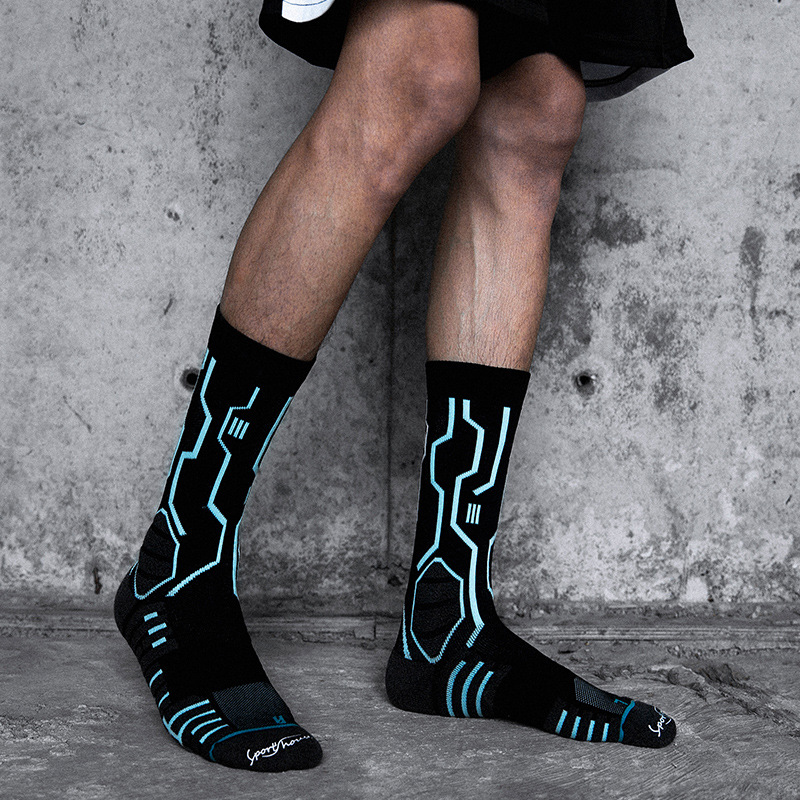 Thickened AJ Elite Basketball Socks with Non-Slip Towel Sole