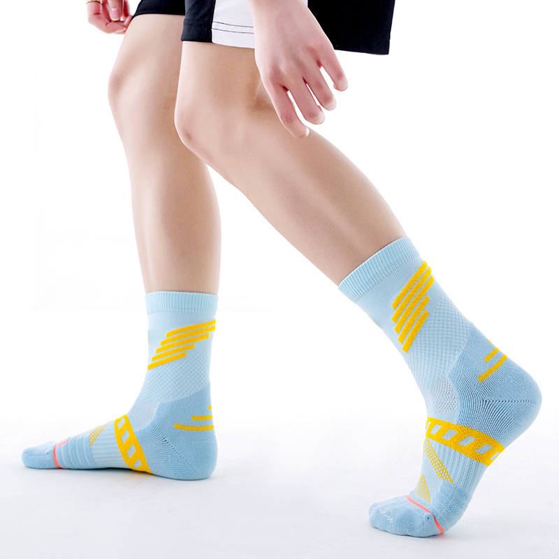 Women's Mid-Calf Thickened Elite Basketball Socks Pro Performance