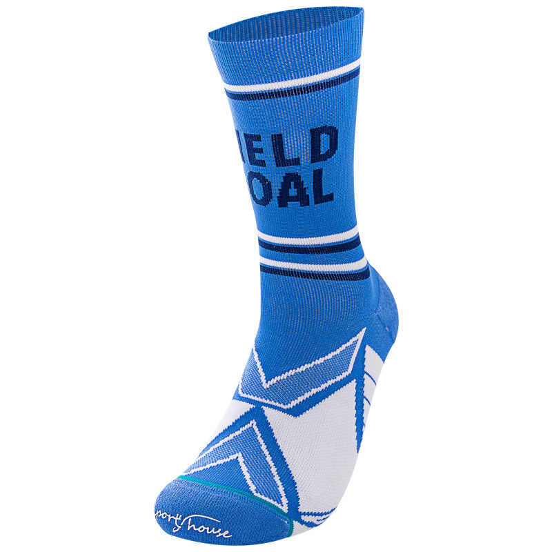 High-Top Elite Basketball Socks with Non-Slip Towel Sole, Odor-Resistant