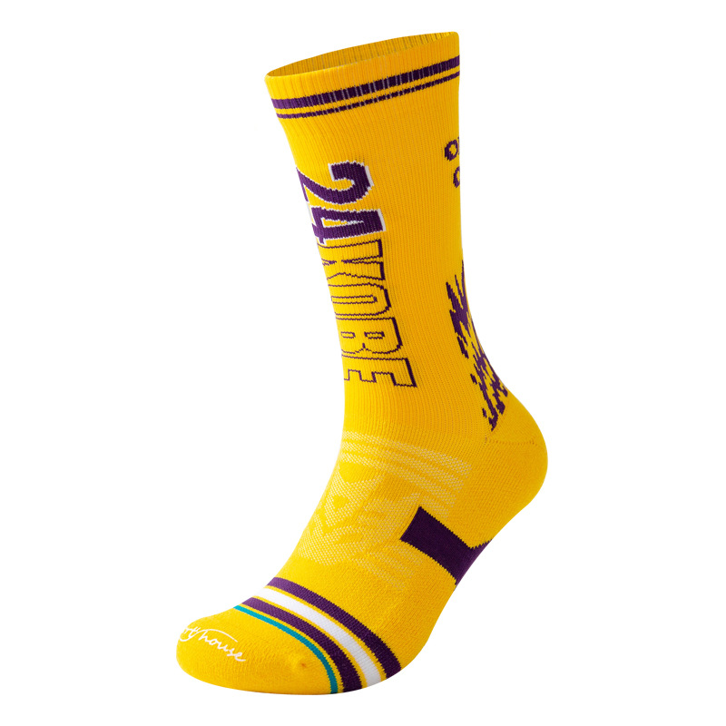 High-Top Kobe Elite Basketball Terry Socks