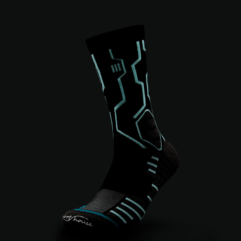 Thickened AJ Elite Basketball Socks with Non-Slip Towel Sole