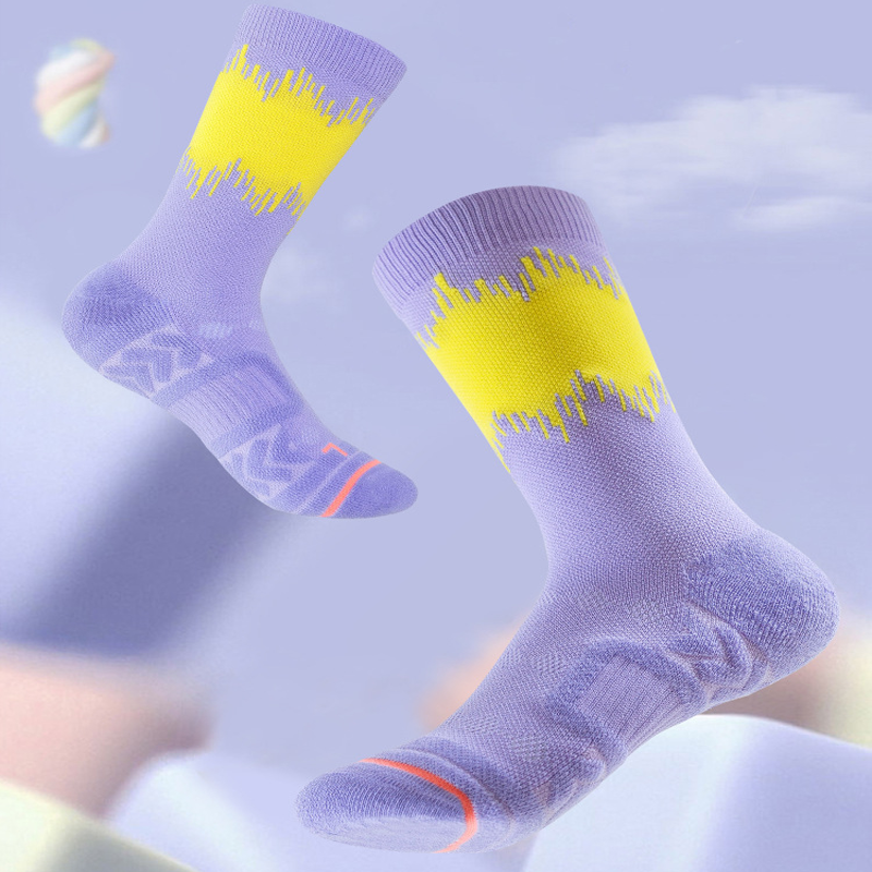 Mid-Calf Spring Breathable Terry Casual Socks