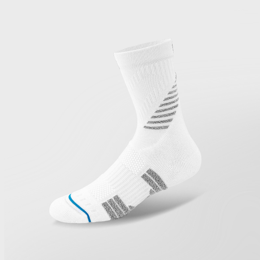 Men's Mid-Calf Breathable Elite Basketball Socks with Towel Sole