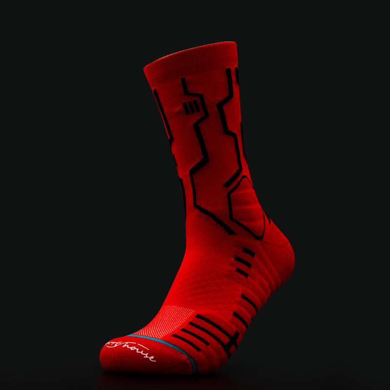 Thickened AJ Elite Basketball Socks with Non-Slip Towel Sole