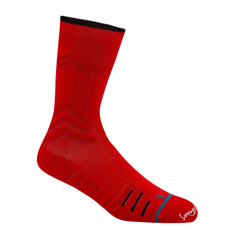 Men's High-Top Breathable Elite Basketball Socks with Towel Sole