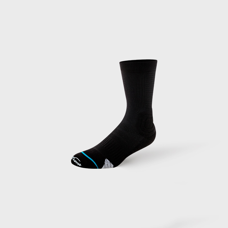 Mid-Calf Elite Basketball Socks with Terry Towel Sole