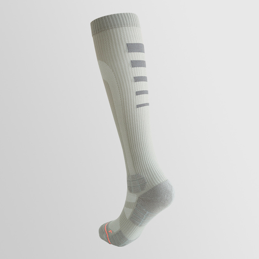 Women’s High-Calf Compression Socks - Breathable Terry