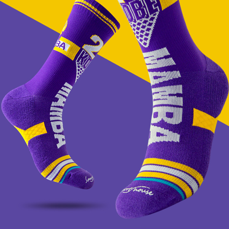 High-Top Kobe Elite Basketball Terry Socks