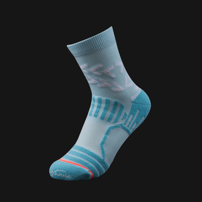 Women's Mid-Calf Shockproof Towel Sole Fitness Trendy Socks