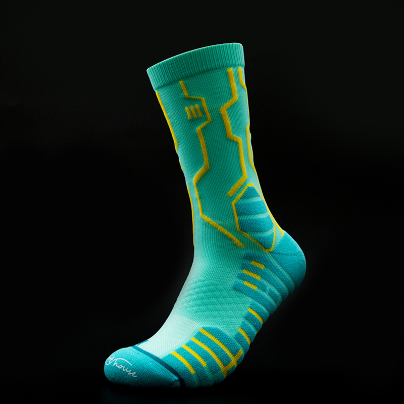 Thickened AJ Elite Basketball Socks with Non-Slip Towel Sole