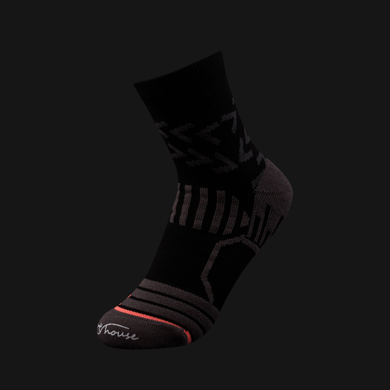 Women's Mid-Calf Shockproof Towel Sole Fitness Trendy Socks
