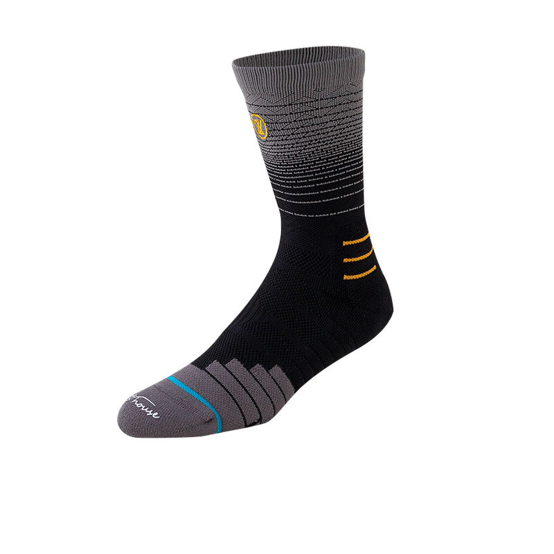 Men's Mid-Calf Gradient Elite Basketball Socks Trendy Performance