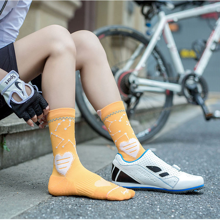 Women’s Mid-Calf Cycling Breathable Terry Socks