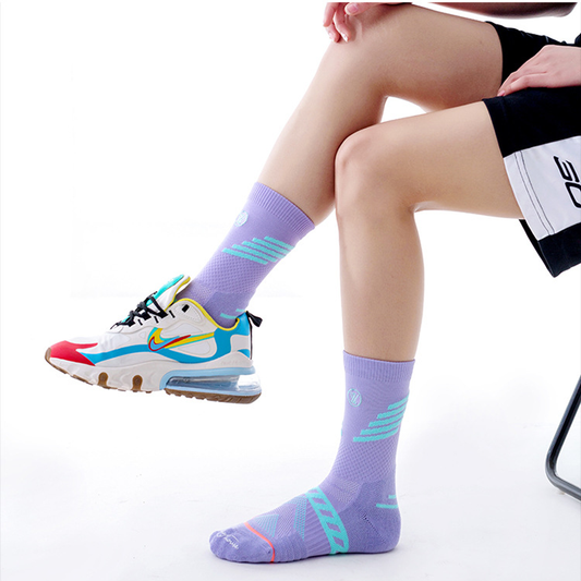 Women's Mid-Calf Thickened Elite Basketball Socks Pro Performance