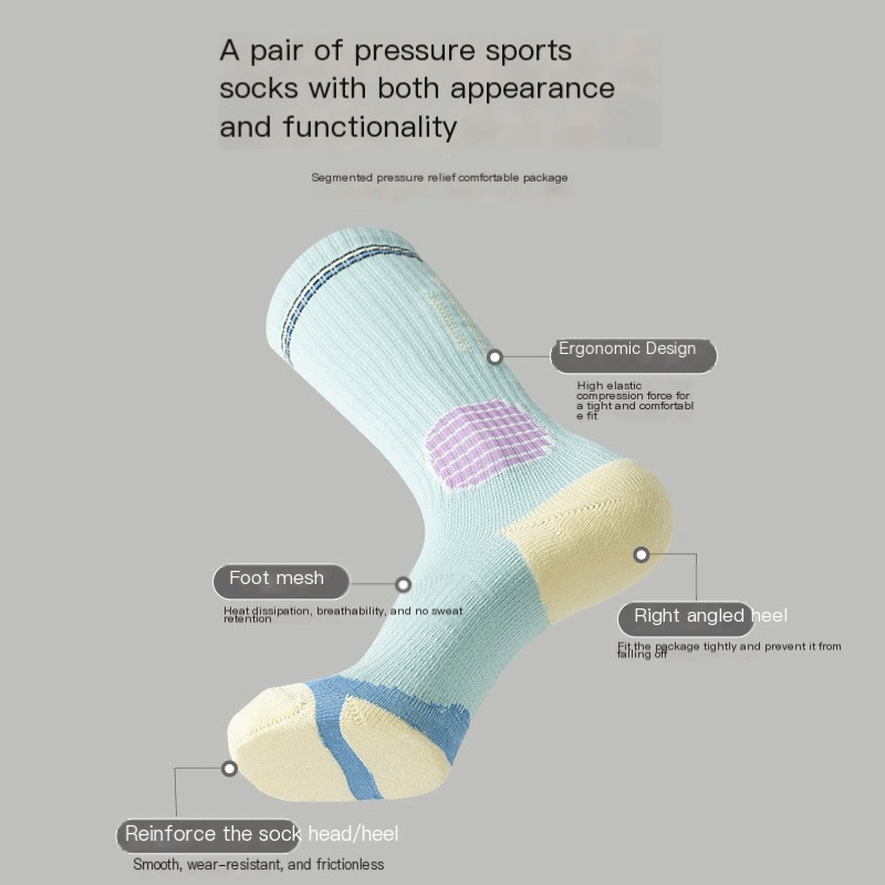 Professional fitness compression socks