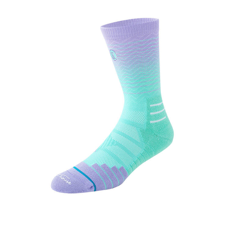 Men's Mid-Calf Gradient Elite Basketball Socks Trendy Performance