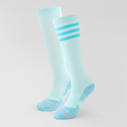 Women's Compression Knee-High Running Socks - Thin