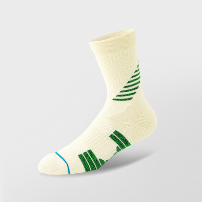 Men's Mid-Calf Breathable Elite Basketball Socks with Towel Sole