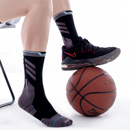Men’s Mid-Calf Thick Antibacterial Elite Basketball Socks
