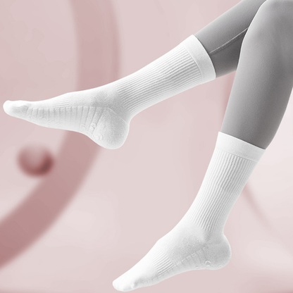 Women’s Mid-Calf Non-Slip Silicone Yoga Socks
